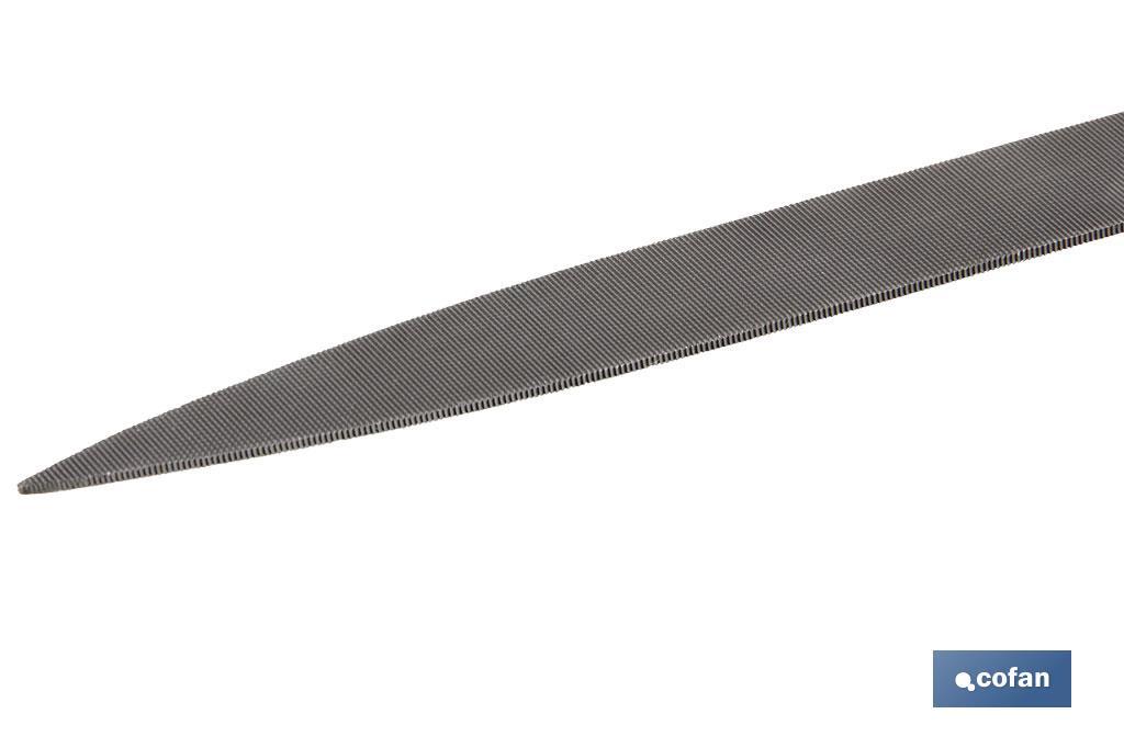 LIMA DE PUNTA ENTREFINA PARA LLAVES 150 MM