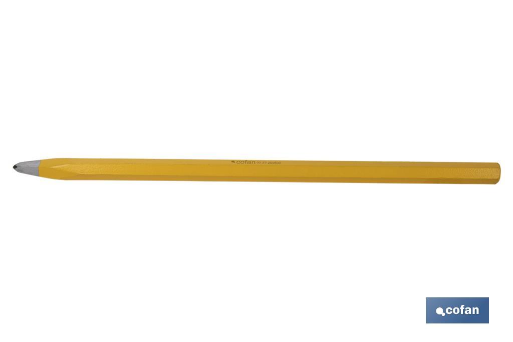 PUNTERO HEXAGONAL 20X500