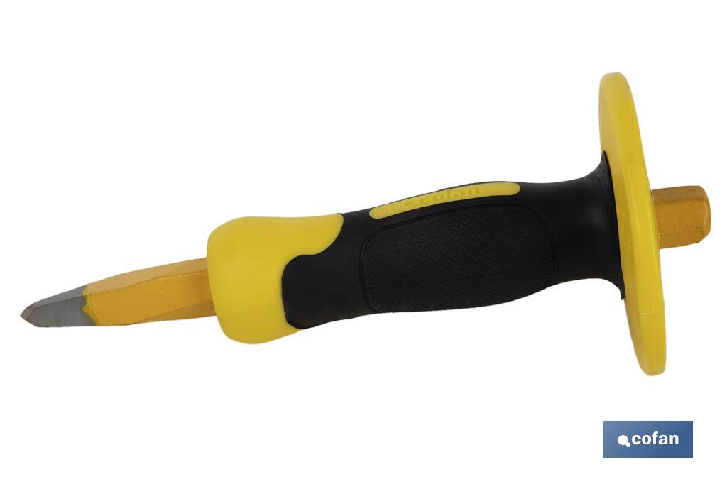 PUNTERO HEXAGONAL C/MANGO 16X200