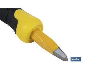 PUNTERO HEXAGONAL C/MANGO 16X200