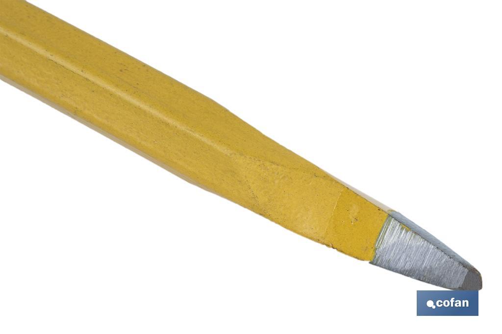 PUNTERO HEXAGONAL C/MANGO 16X300