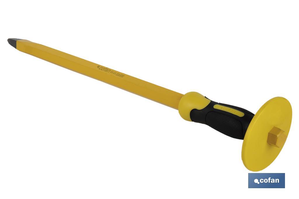 PUNTERO HEXAGONAL C/MANGO 20X500