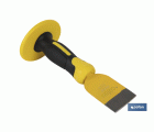 Cincel ancho para ladrillos | Con mango protector | Dos medidas disponibles | Fabricado en acero