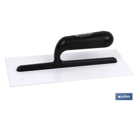 Llana efecto chirriante | Fabricada en PVC de color blanco | Medidas: 280 x 130 x 2,5 mm