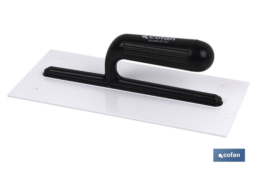 LLANA PVC BLANCO EFECTO CHIRRIANTE 280X130X2,5 MM