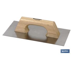 LLANA LISA INOX MANGO MADERA 300X150X0,6