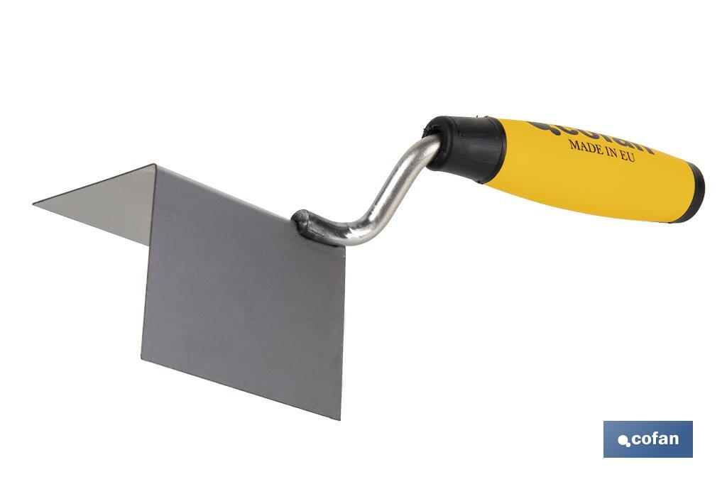 LLANA INOX PARA ESQUINAS EXTERIORES MANGO BI-COMPONENTE 80X60