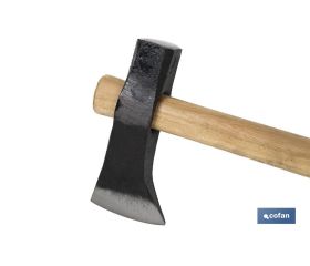 MAZA CUÑA 240 X 50 MM CON MANGO DE MADERA 900 MM 3000 G