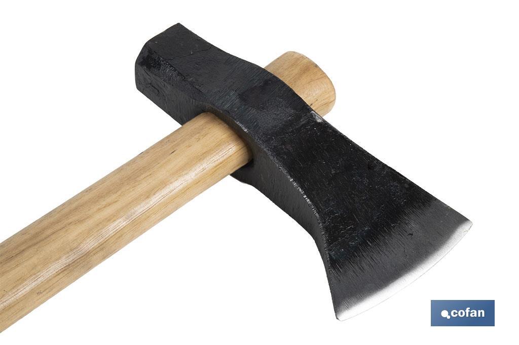 MAZA CUÑA 240 X 50 MM CON MANGO DE MADERA 900 MM 3000 G