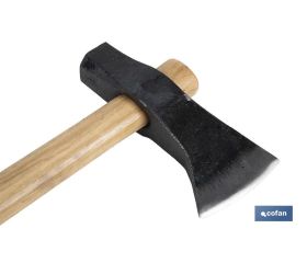 MAZA CUÑA 240 X 50 MM CON MANGO DE MADERA 900 MM 3000 G