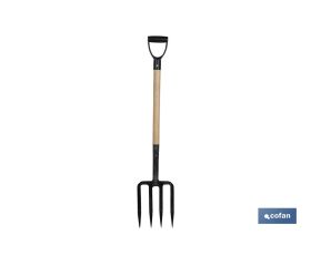 HORCA CAVAR CON MANGO DE MADERA 230 X 1050 MM 2100 G