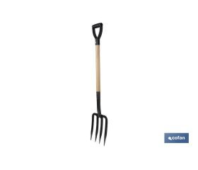 HORCA CAVAR CON MANGO DE MADERA 230 X 1050 MM 2100 G