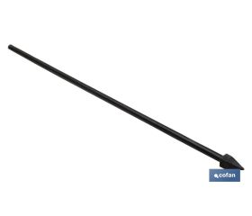 PLANTADOR CUADRADO 35 X 35 X 1230 MM CON MANGO METÁLICO 1400 G