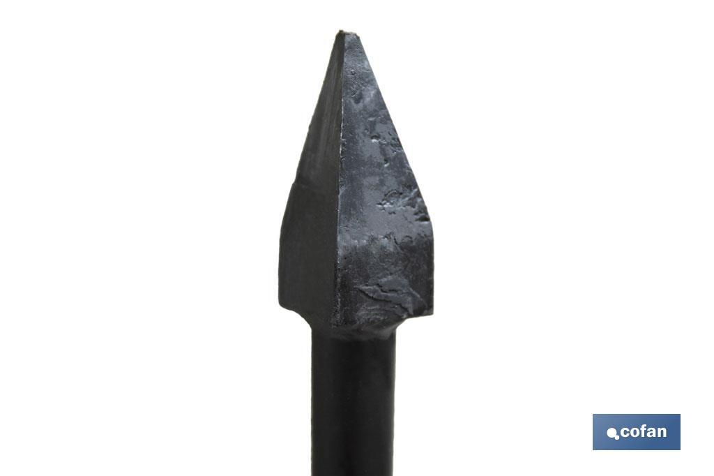 PLANTADOR CUADRADO 35 X 35 X 1230 MM CON MANGO METÁLICO 1400 G