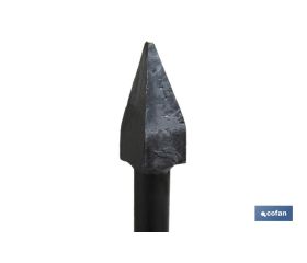 PLANTADOR CUADRADO 35 X 35 X 1230 MM CON MANGO METÁLICO 1400 G