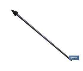 PLANTADOR CUADRADO 45 X 45 X 1230 MM CON MANGO METÁLICO 1760 G