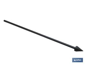 PLANTADOR CUADRADO 45 X 45 X 1230 MM CON MANGO METÁLICO 1760 G