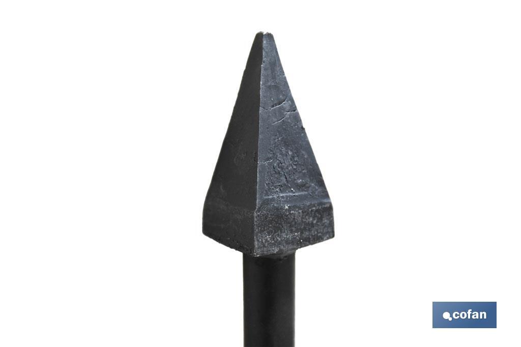 PLANTADOR CUADRADO 45 X 45 X 1230 MM CON MANGO METÁLICO 1760 G