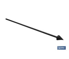 PLANTADOR CUADRADO 60 X 60 X 1230 MM CON MANGO METÁLICO 2290 G