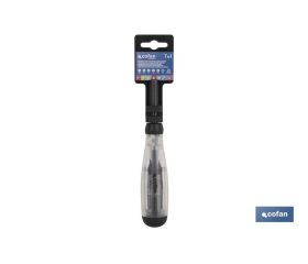 DESTORNILLADOR CON 6 PUNTAS LARGAS SURTIDAS