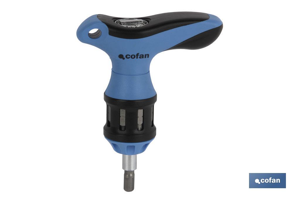 SET DESTORNILLADOR EN T C/ CARRACA 26 PCS