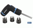 Set destornillador carraca en T | Contenido de 19 pcs | Modelo converter de 5:1 velocidad