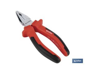 Alicate universal reforzado | Alicate para electricista con mango ergonómico | Medidas del alicate: 200 mm