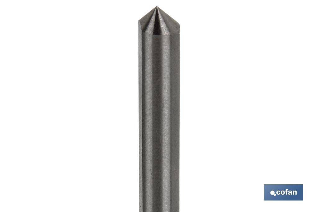 PUNZÓN TALADRO ELECTROMAGNÉTICO 6,35Ø L77MM