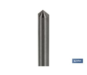 PUNZÓN TALADRO ELECTROMAGNÉTICO 6,35Ø L102MM