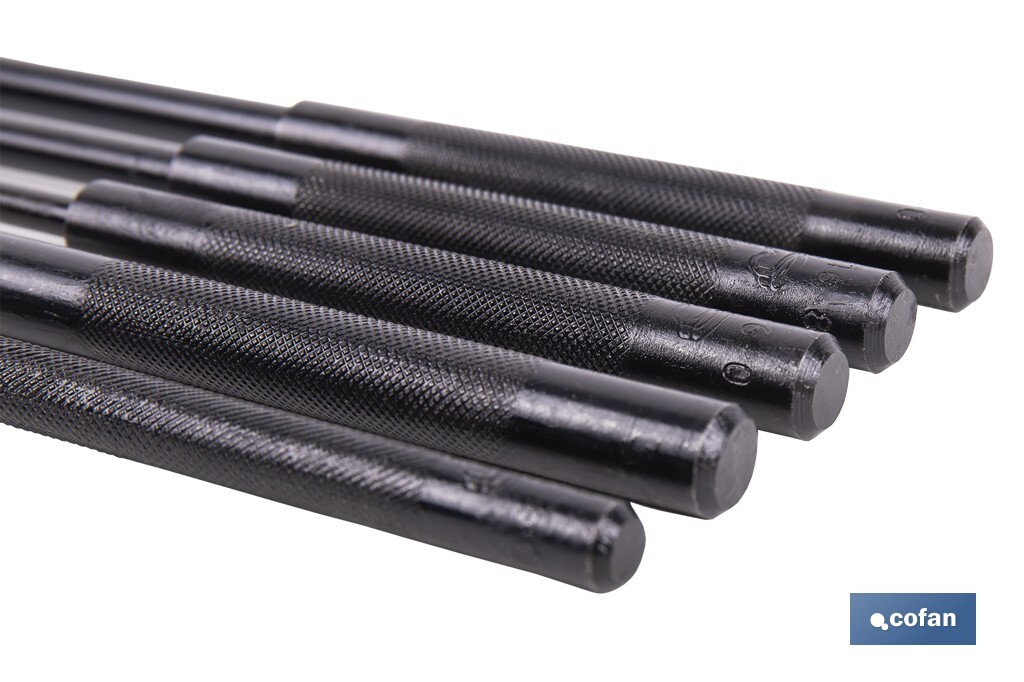 CONJUNTO 5 PCS BOTADOR CILÍNDRICO LARGO 3-10 MM