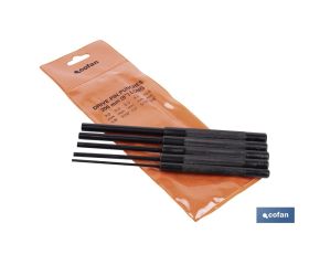 CONJUNTO 5 PCS BOTADOR CILÍNDRICO LARGO 3-10 MM