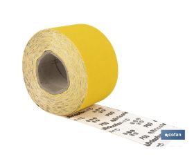 ROLLO LIJA DE PAPEL 100 X 25 M. G.60