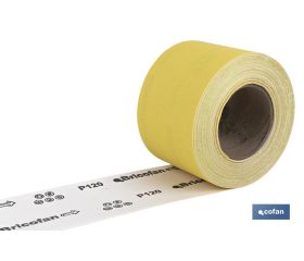 ROLLO LIJA DE PAPEL 100 X 25 M. G.120