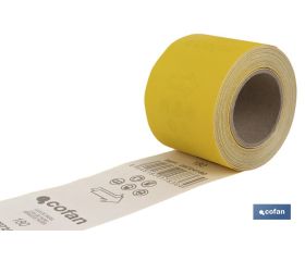 ROLLO LIJA DE PAPEL 100 X 25 M. G.180