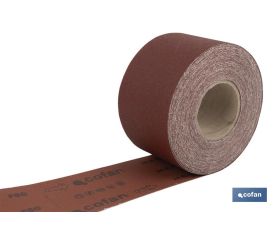 ROLLO LIJA TELA UNIVERSAL 100 X 25 M. G.80