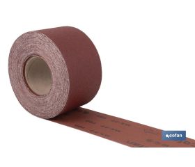 ROLLO LIJA TELA UNIVERSAL 100 X 25 M. G.80