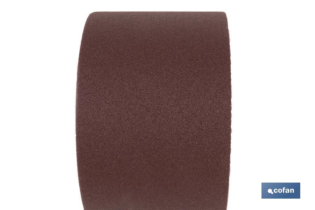 ROLLO LIJA TELA UNIVERSAL 100 X 25 M. G.120