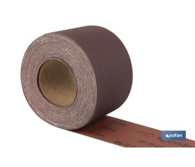 ROLLO LIJA TELA UNIVERSAL 100 X 25 M. G.120