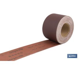 ROLLO LIJA TELA UNIVERSAL 100 X 25 M. G.180