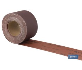 ROLLO LIJA TELA UNIVERSAL 100 X 25 M. G.180