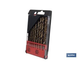 ESTUCHE BROCAS HSS-CO - MEDIDAS: 1 - 10 mm (10 pcs.)