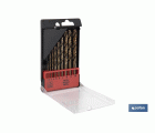 ESTUCHE BROCAS HSS-CO - MEDIDAS: 1 - 10 mm (10 pcs.)