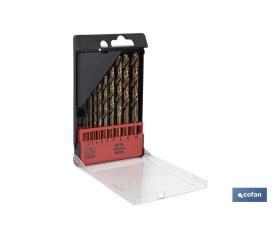 ESTUCHE BROCAS HSS-CO - MEDIDAS: 1 - 10 mm (10 pcs.)
