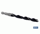 BROCA PARA MADERA MANGO HEX. 1/4 2 MM