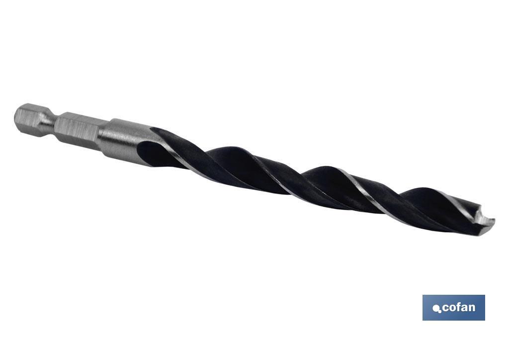 BROCA PARA MADERA MANGO HEX. 1/4 2 MM