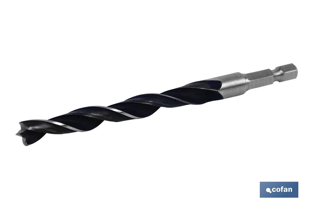 BROCA PARA MADERA MANGO HEX. 1/4 2 MM