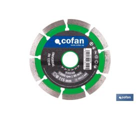 Discos de Diamante General de obra universal base