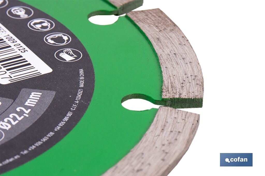 DISCO DIAM. UNIVERSAL BASICO 125 MM.