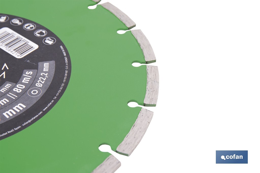 DISCO DIAM. UNIVERSAL BASICO 230 MM.