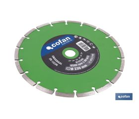 DISCO DIAM. UNIVERSAL BASICO 230 MM.